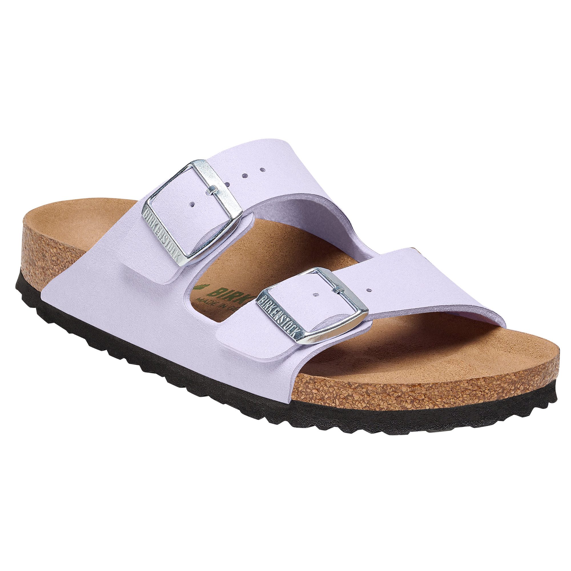 Birkenstock Arizona Vegan Synthetik Sandalen Damen soft purple fog