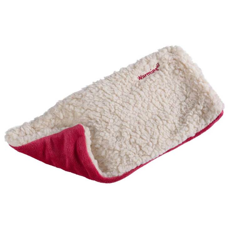Warmies Hot Pak Sherpa beige / rot, 1 St