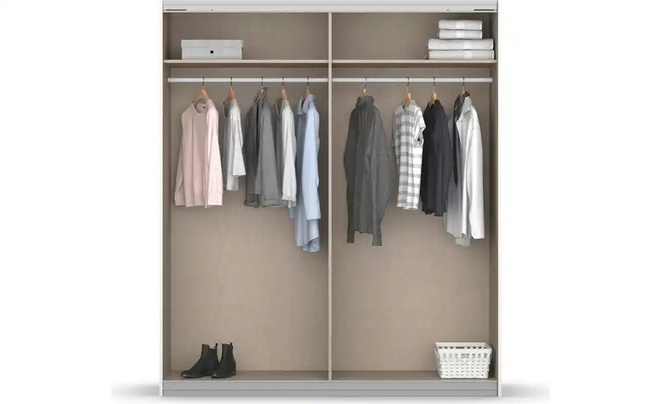 Schwebetürenschrank 65 cm 181 cm 2 Stück