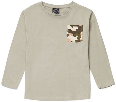 Luca & Lola Piero Langermet T-Skjorte, Khaki