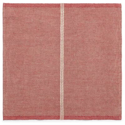 Serviette Leinen Melange, Rot