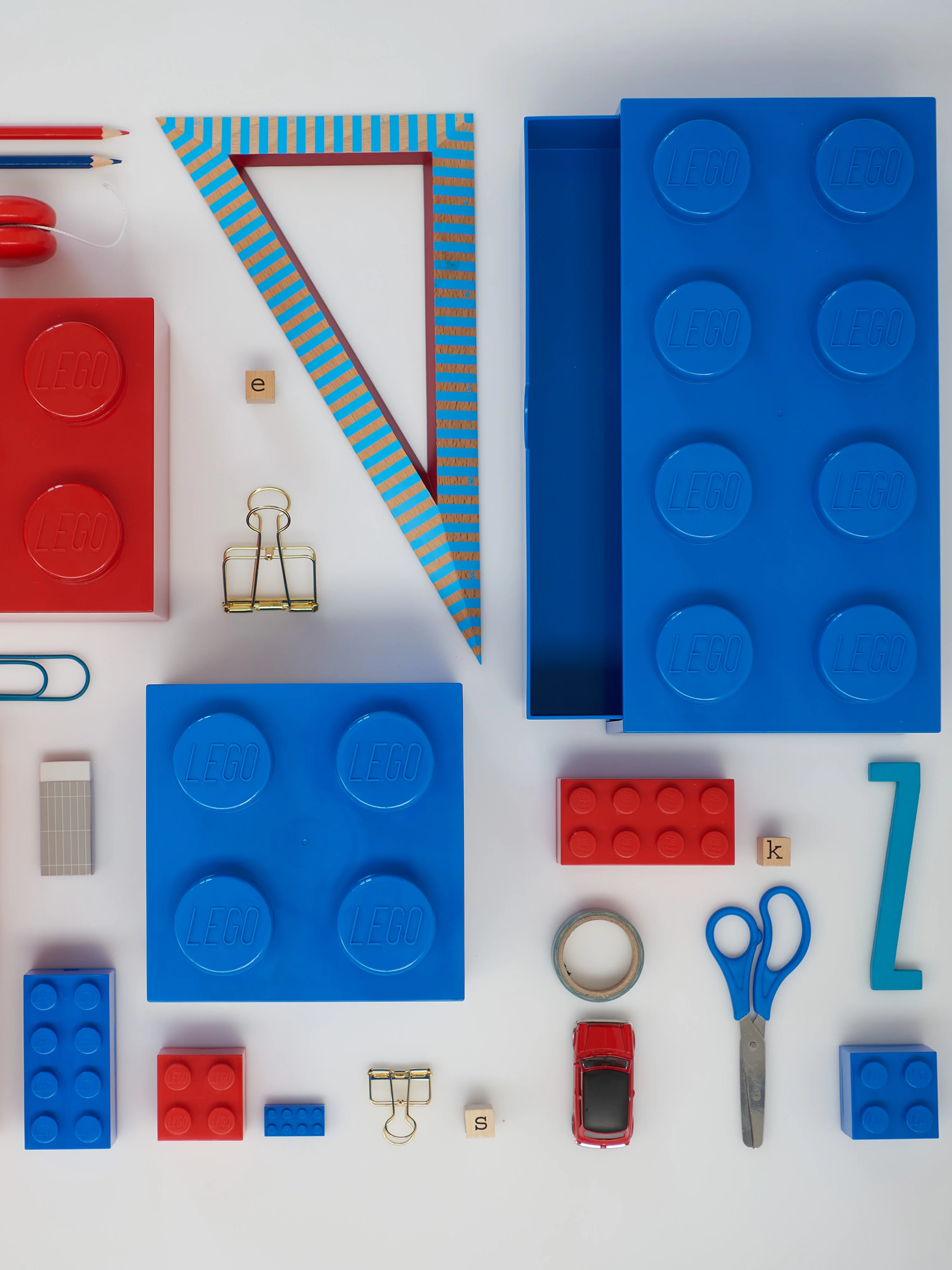 LEGO® opberglade Brick met 8 knoppen