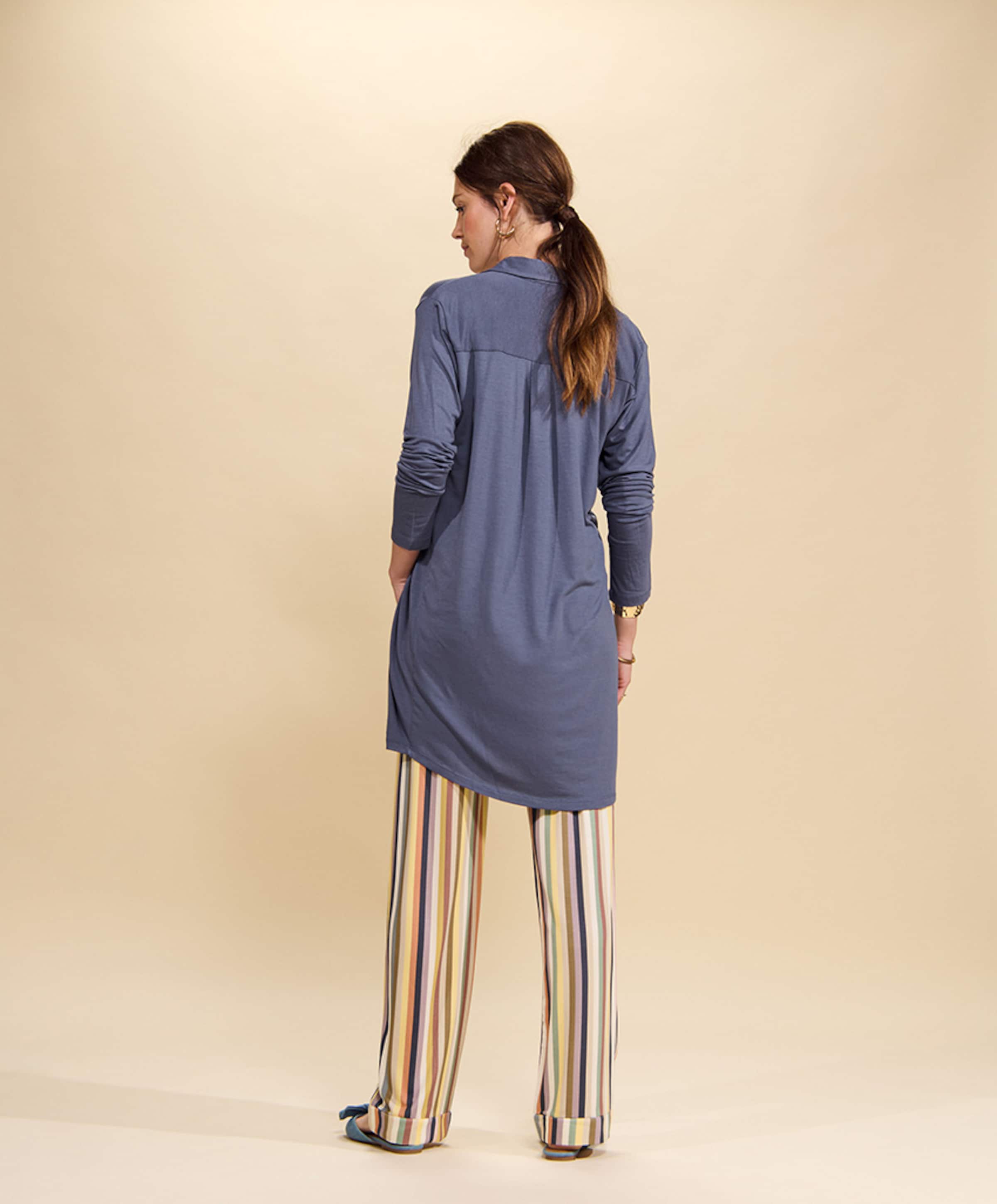 Essenza Dames nachthemd blauw