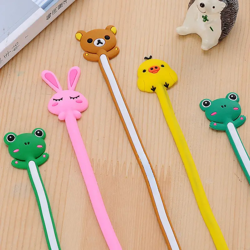 (6er Set) 24cm Silikon Kabel Organizer Kabelbinder - Tiere