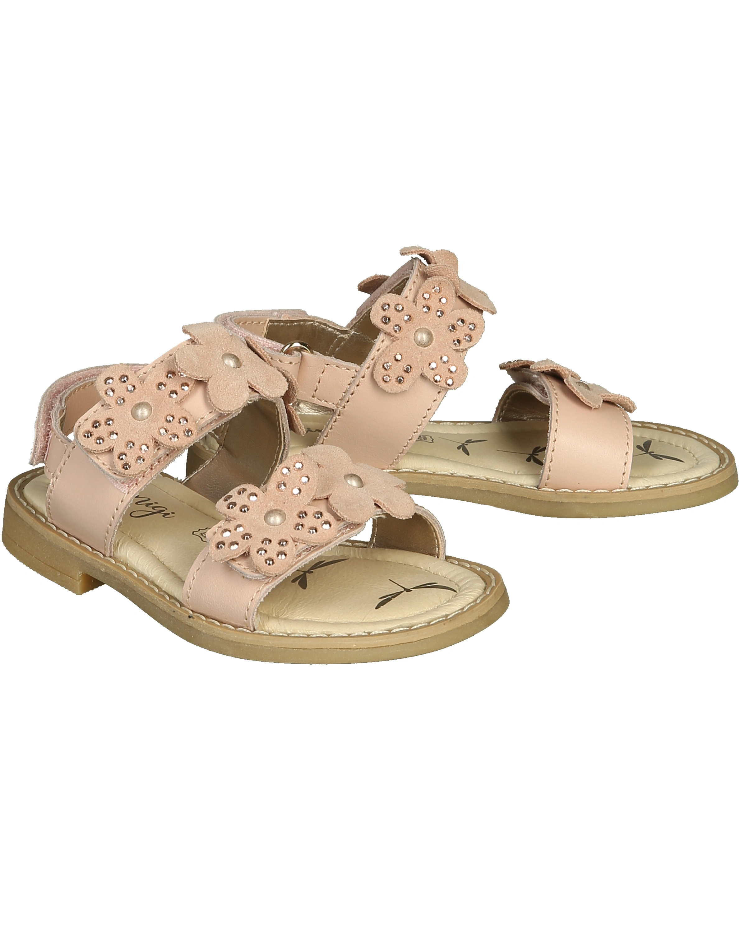 Klett-Sandalen FLEUR in nude