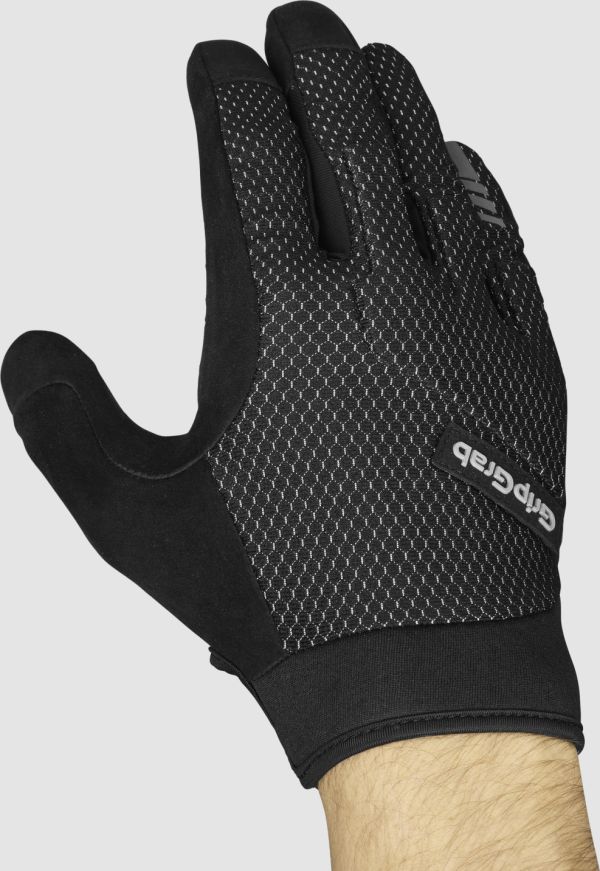 GripGrab Descent Guarded Cykelhandsker, Black