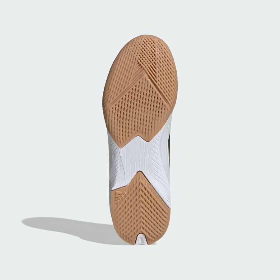 adidas F50 League IN Pure Victory - Blanc/Noir/Jaune Enfant