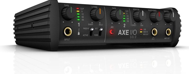 IK Multimedia - AXE I/O SOLO - USB-Interface - Zwart - Kunststof