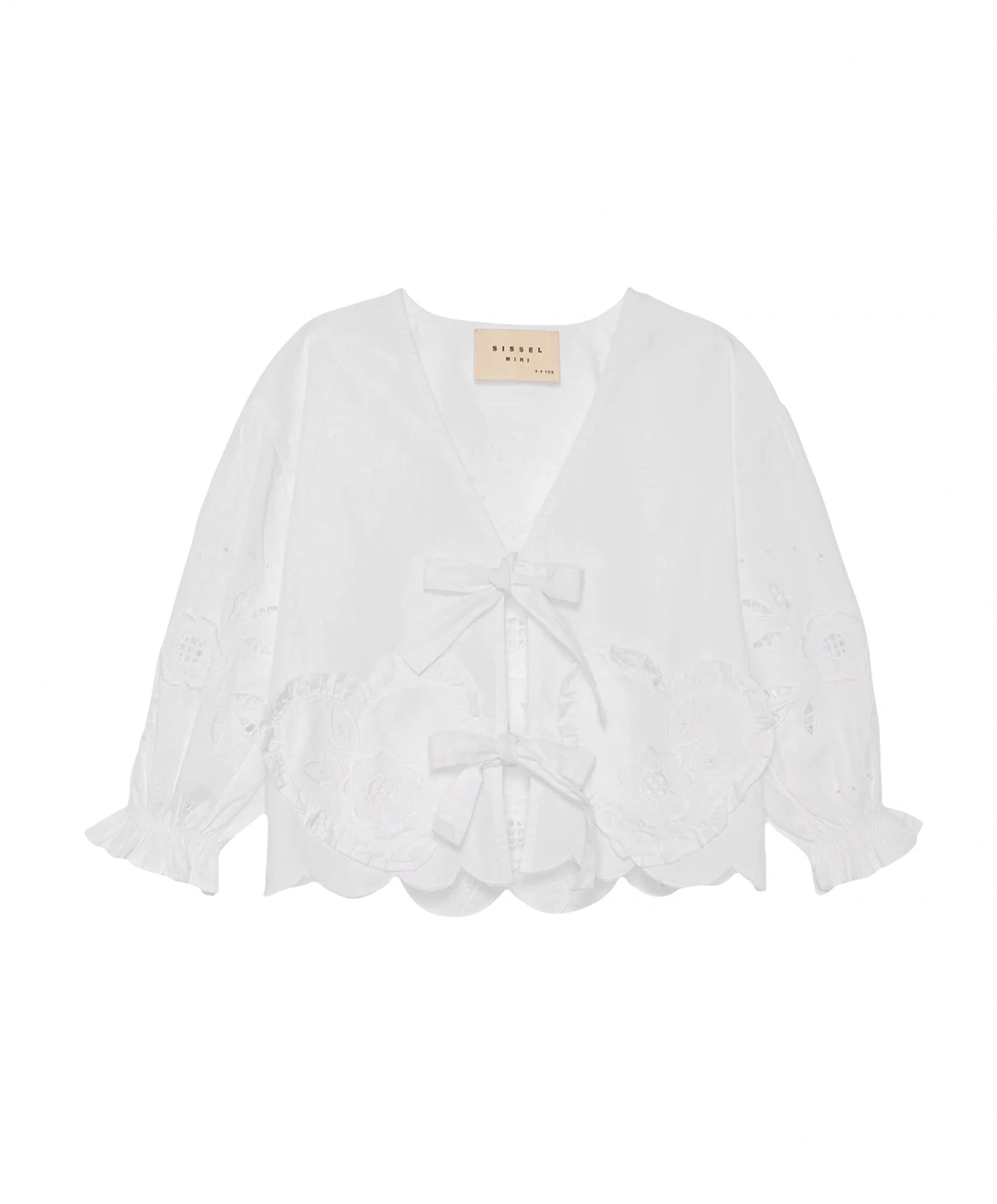 Sissel Edelbo Meisjes blouse lange mouw ecru