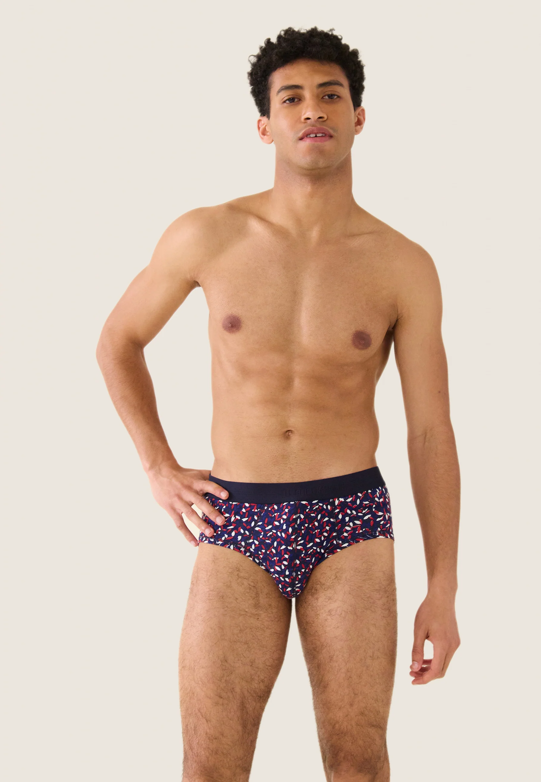 Slip en coton-Terrible Gavotte Marine Indigo