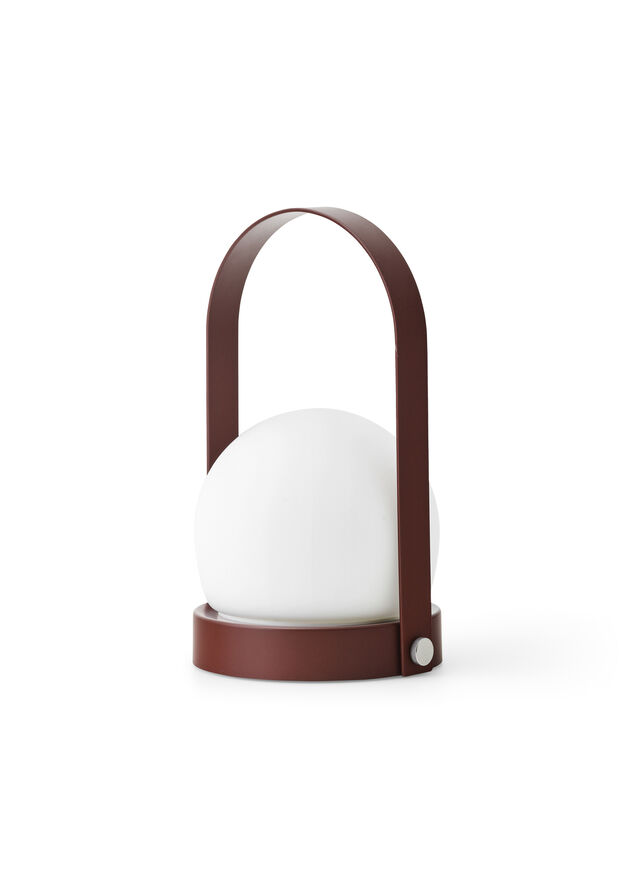 Audo Copenhagen Carrie Portable Table Lamp Burned red