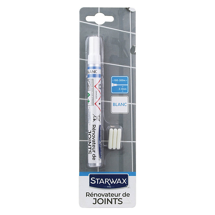 Feutre blanchisseur joints + 3 pointes de rechange Starwax