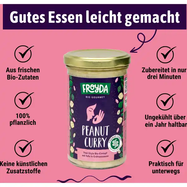 Bio Peanut Curry Eintopf
