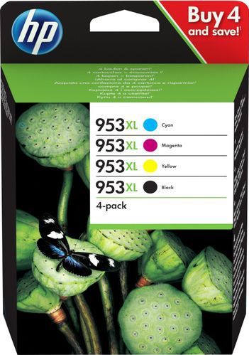 HP 953XL inktcartridge Origineel Hoog (XL) rendement Zwart, Cyaan, Magenta, Geel