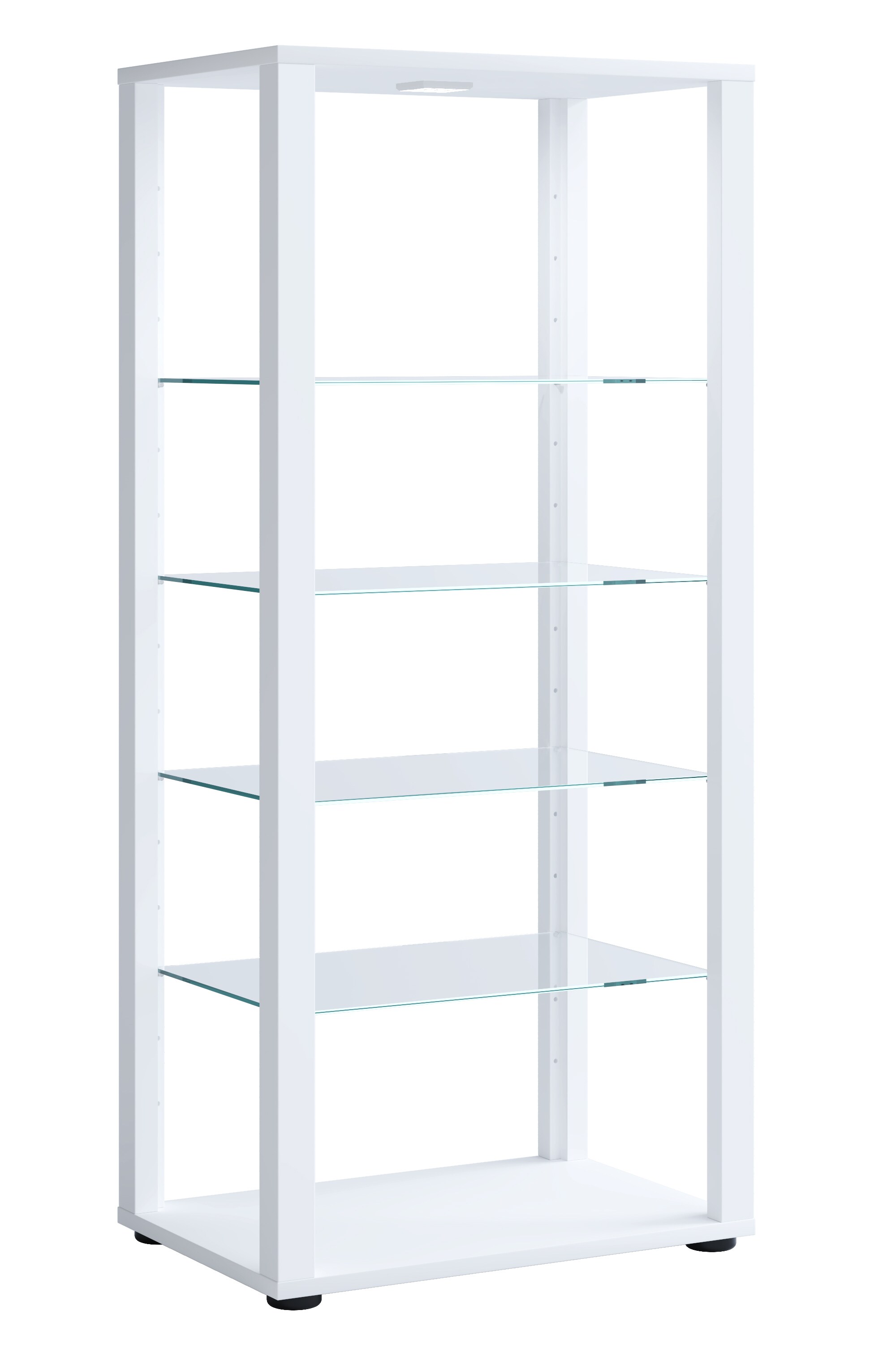 VCM Holz Glas Vitrine Sammelvitrine Glasvitrine Schaukasten Standvitrine Glasol lV