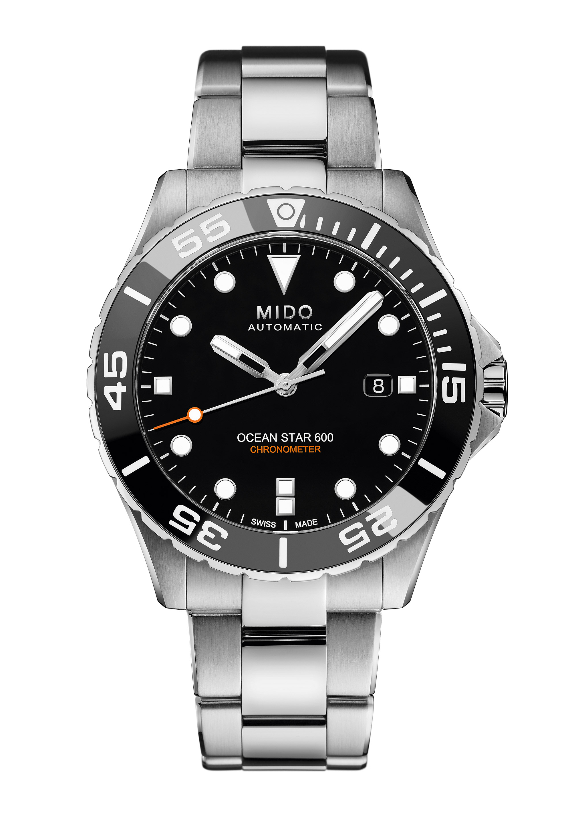 Mido Ocean Star 600 Chronometer Taucheruhr Schwarz