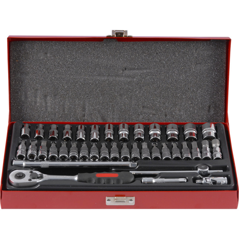 Doppenset 1/4" 38-delig