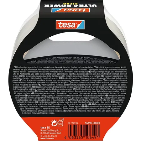 tesa Reparaturband Ultra Power Clear 48mmx10m