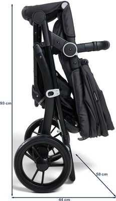 Beemoo Move Duo Kombivogn, Asphalt