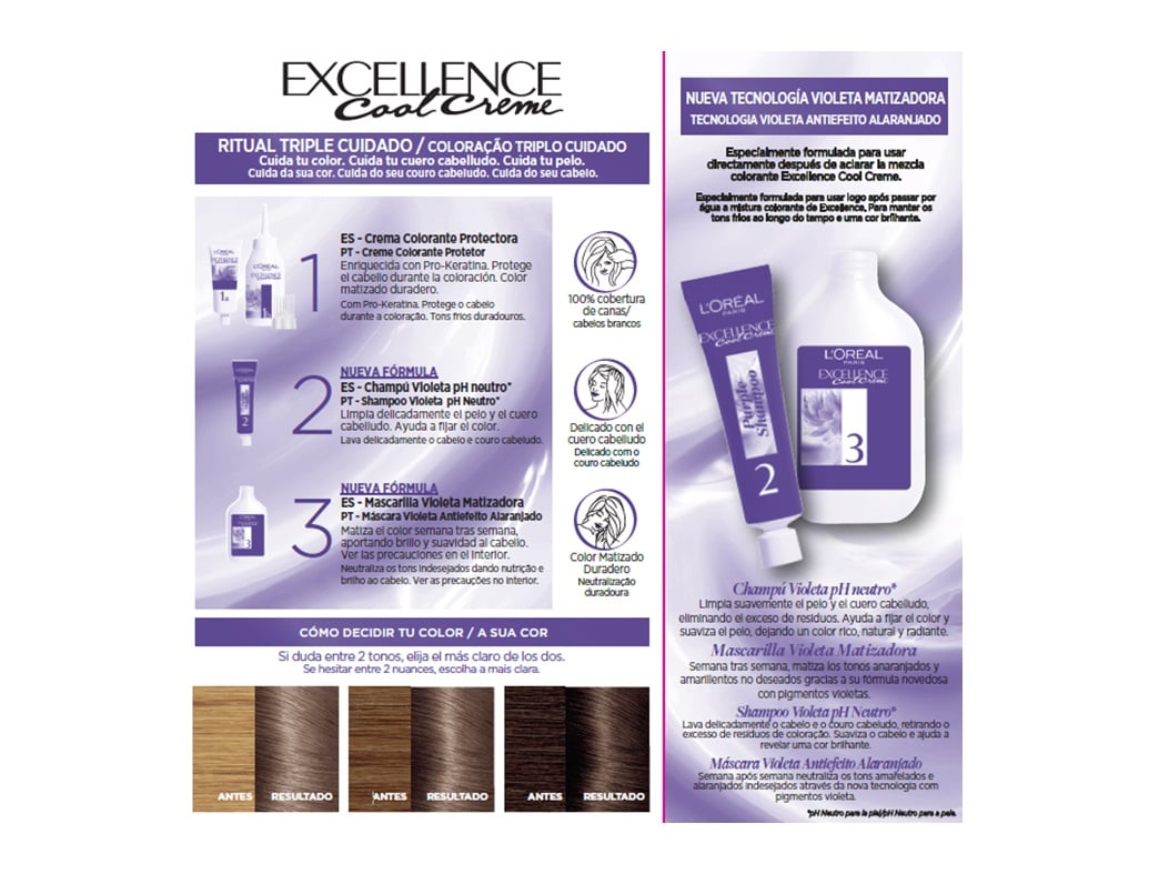 COLORAÇÃO EXCELLENCE COOL CREAM 7.11