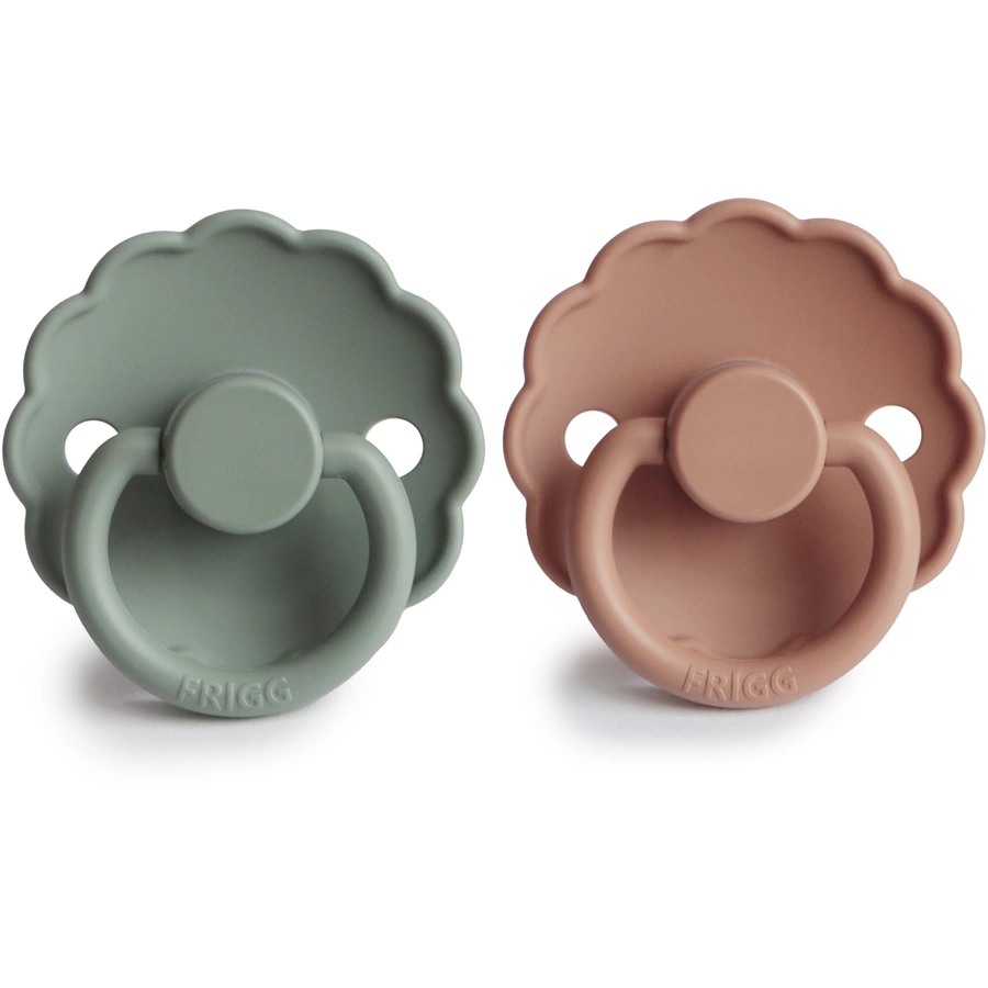 FRIGG Schnuller Daisy Silikon, Lily PadRose Gold 6-18 Monate