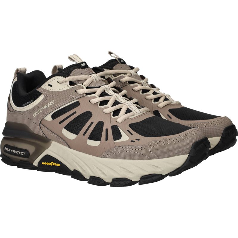 Skechers Max Protect Sherwood Ridge Sneakers Taupe Heren