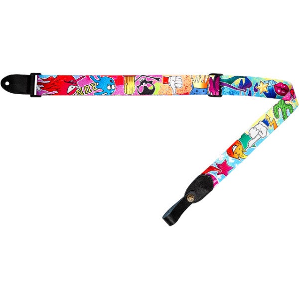 Flight S35 Polyester Ukulele Strap WOW draagband voor ukelele