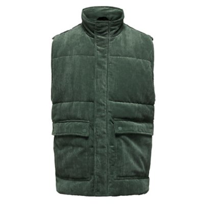Blouson sans manche homme Onscash Corduroy ONLY AND SONS