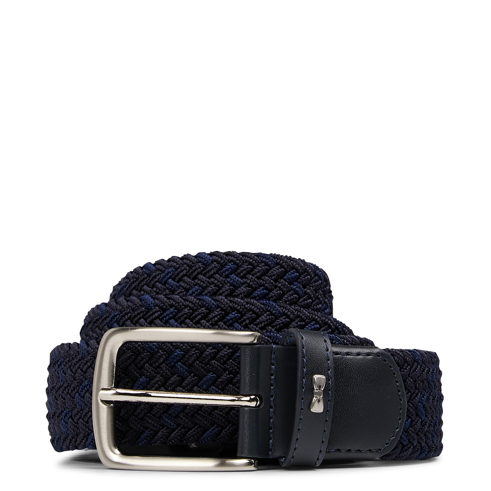 Ceinture tressée stretch | Bleu