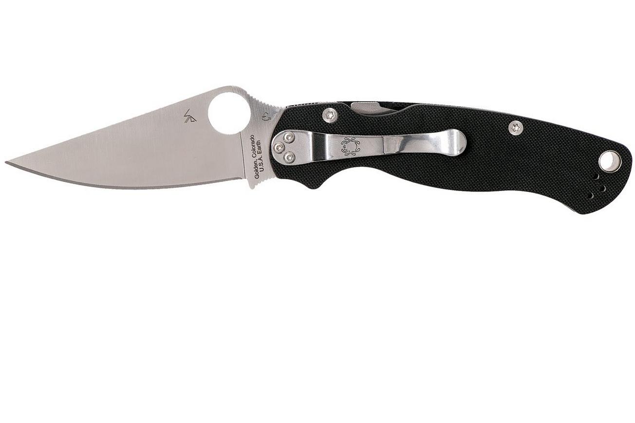 Spyderco Paramilitary 2 Linkshandig C81GPLE2 zakmes