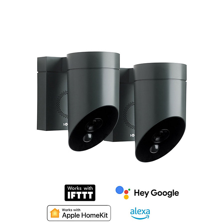 Caméra de surveillance extérieure Somfy 1870472, lot de 2