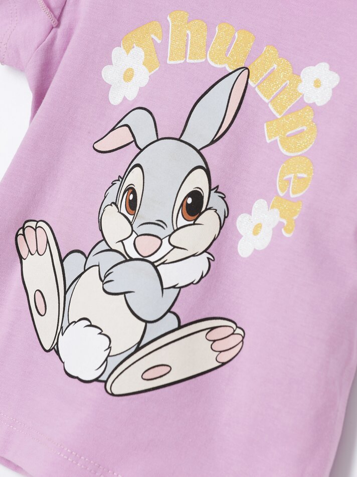 Camiseta estampada Bambi ©DS - Lilás