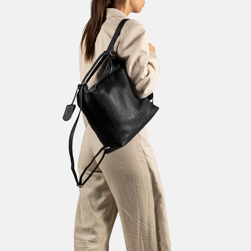 Burkely Soft Skylar Backpack / Shoulderbag Black