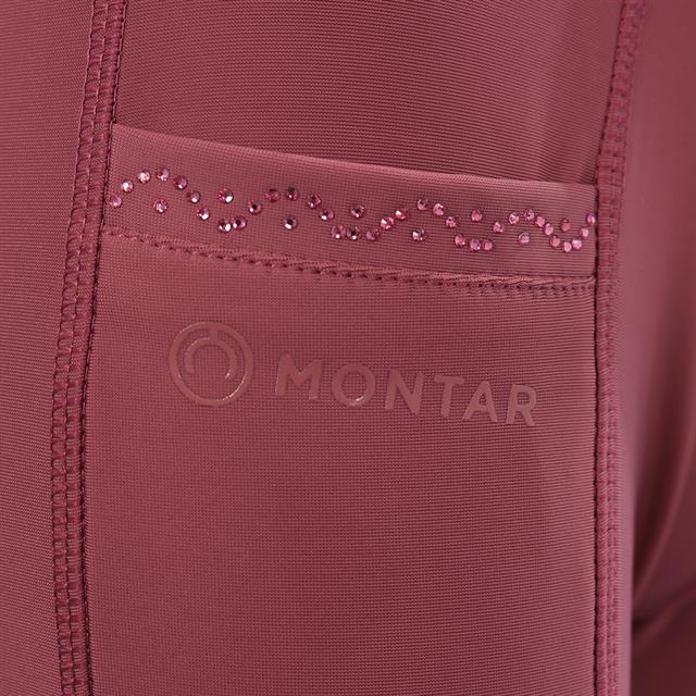 Rijlegging Montar Linnea Full Grip Donkerroze