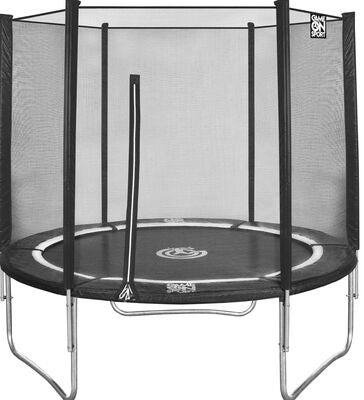 Game On Sport Trampoline Jumpline inkl. Sikkerhetsnett 244 cm, Svart
