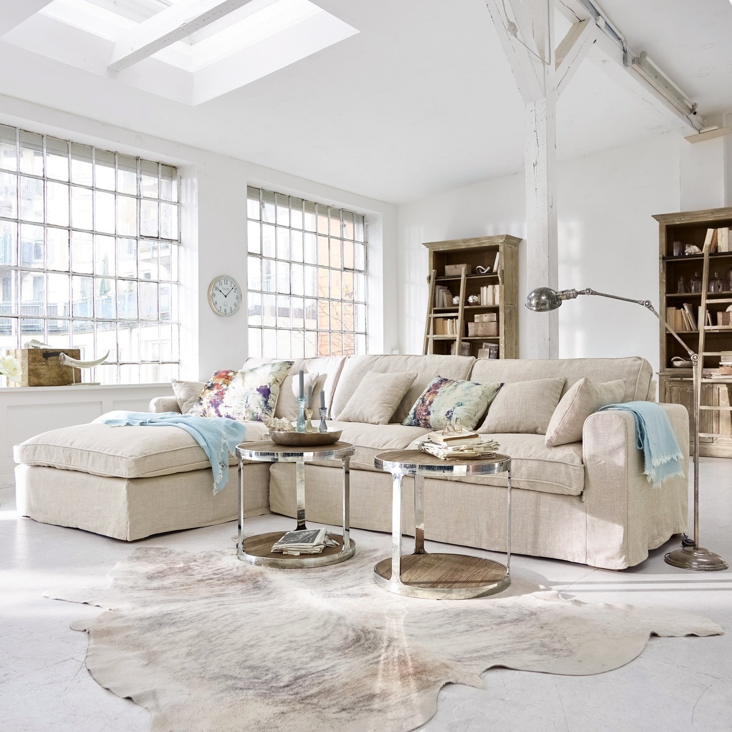 Sofa Seaford Ecksofa links | beige
