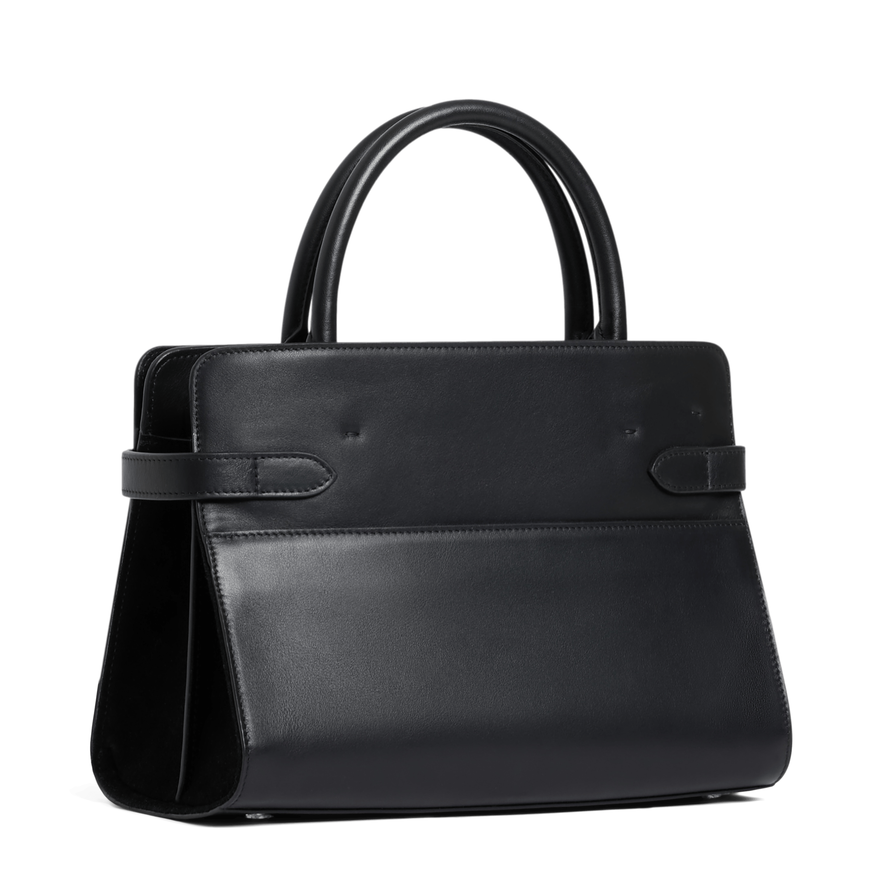 EMIE - Sac à main moyen en cuir| Noir