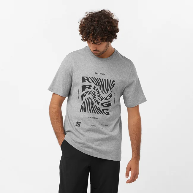 RUNNING GRAPHIC  Kurzarmshirt Herren