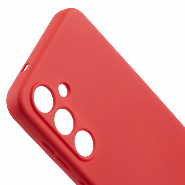 Samsung Galaxy S25 Gummi Case Hülle mit Kameraschutz - Rot (Matt)