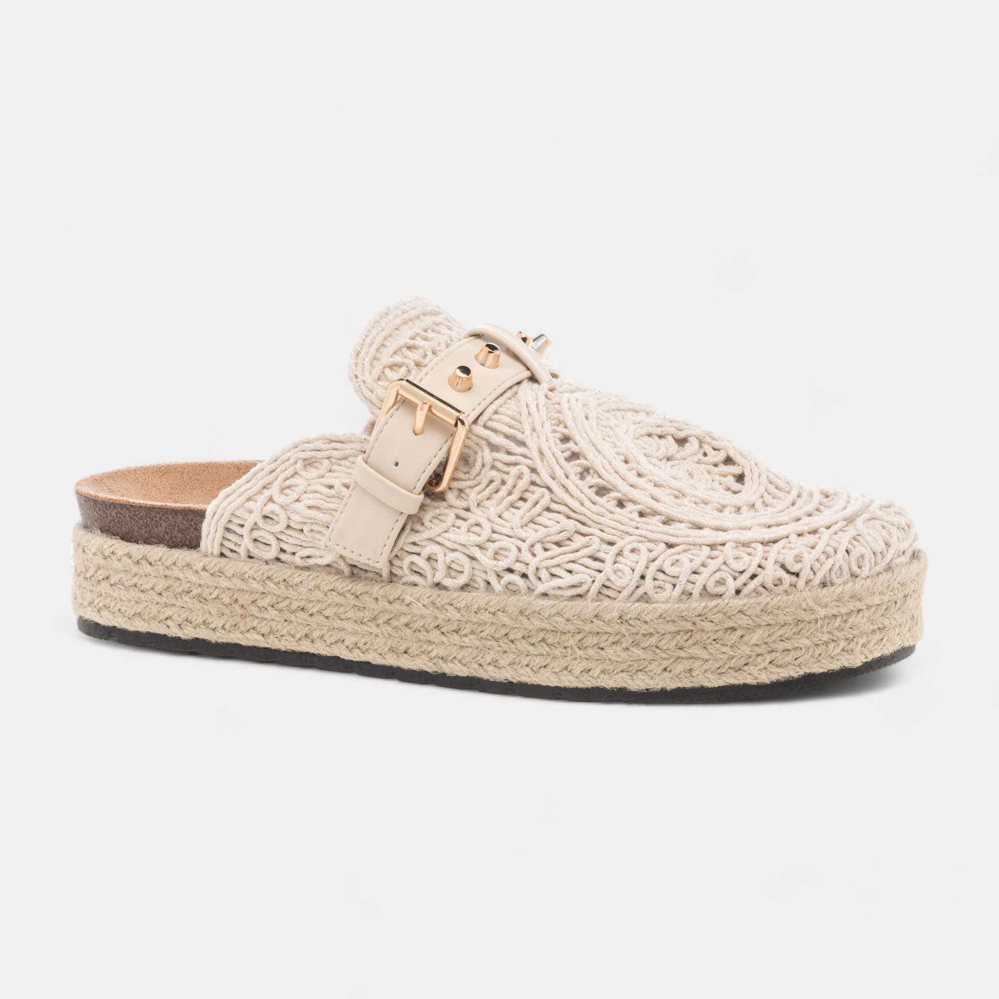 Mules Femme ecru