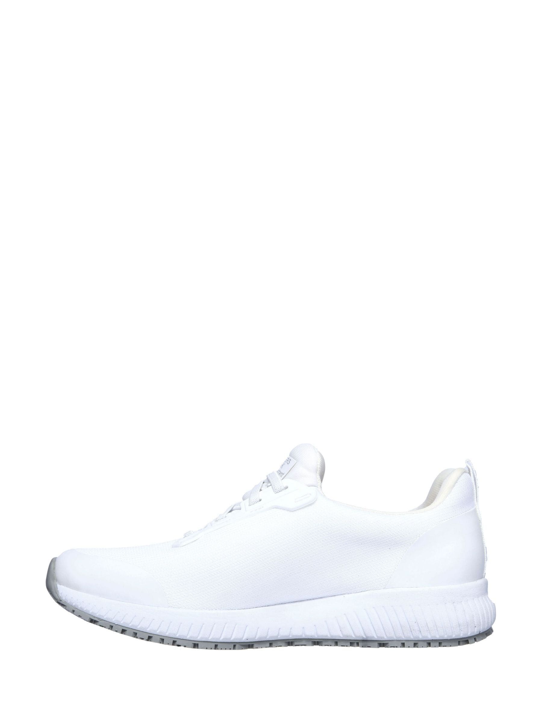 Wit - Skechers Squad antislip werksneakers voor dames