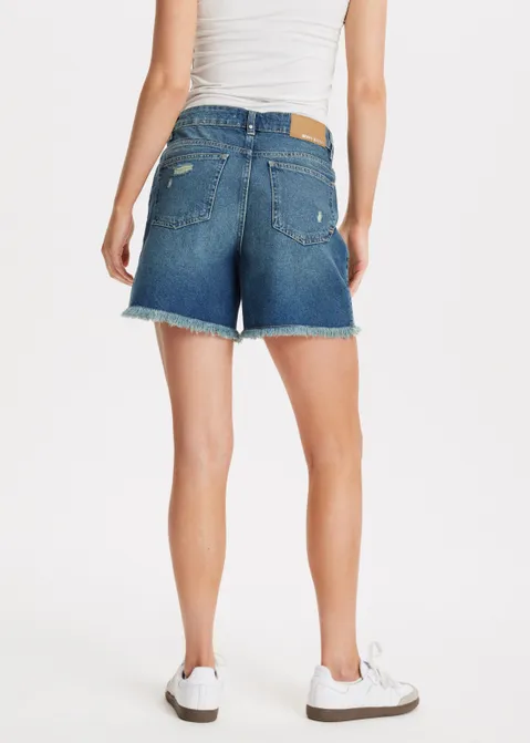 Denim short high waist blauw (BLW.USD)