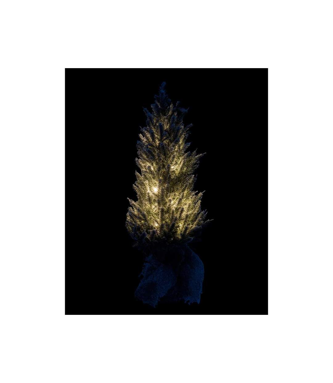 Paris Prix - Sapin De Noël à Led pot Jute 58cm Vert