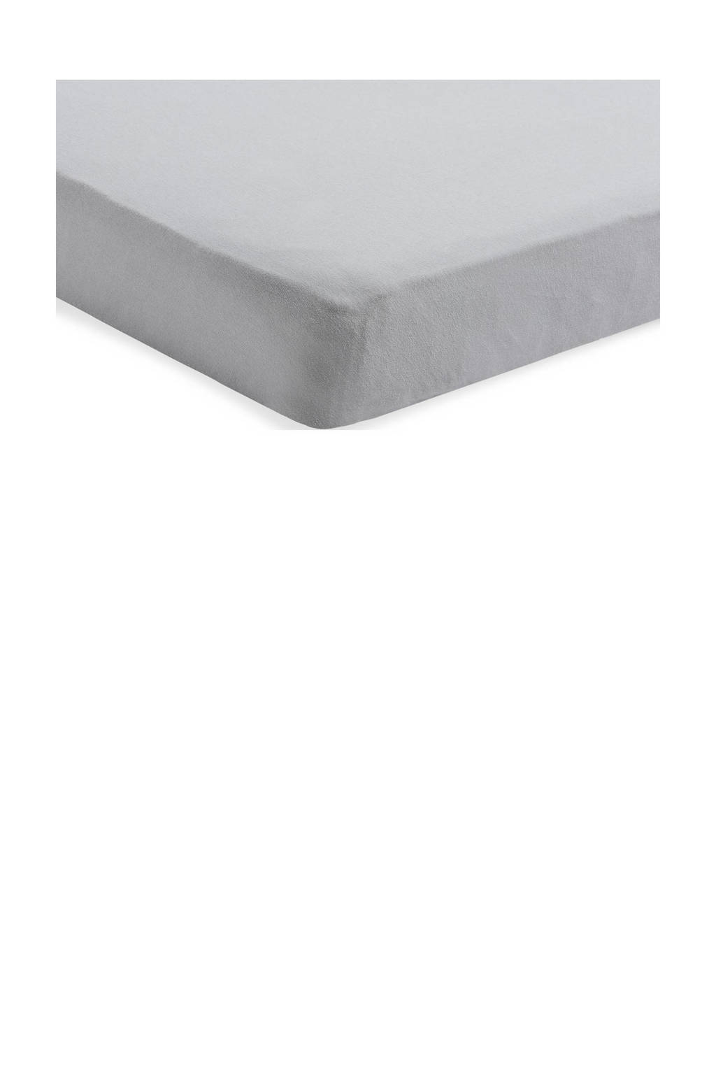 katoenen hoeslaken wieg 40x80/90cm soft grey