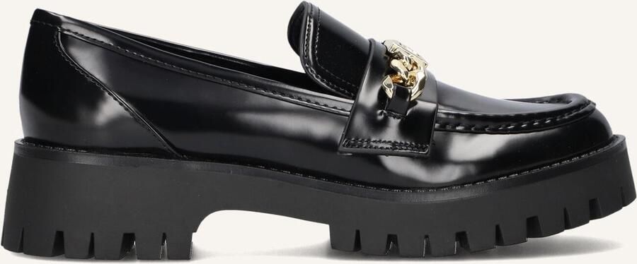 Guess Zwarte Effen Instap Rubberen Schoenen Black Dames