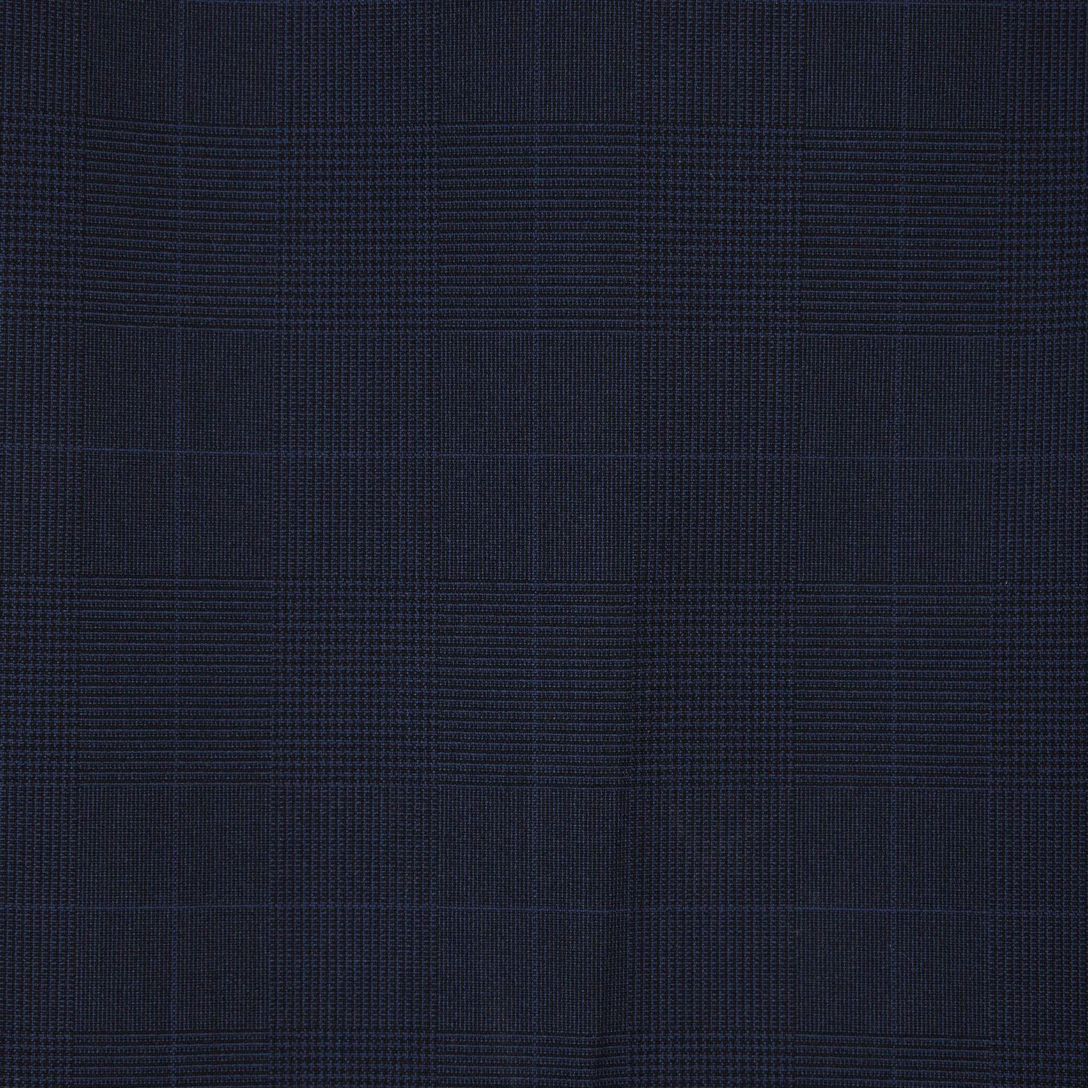 Pantalon de costume slim à carreaux Bleu