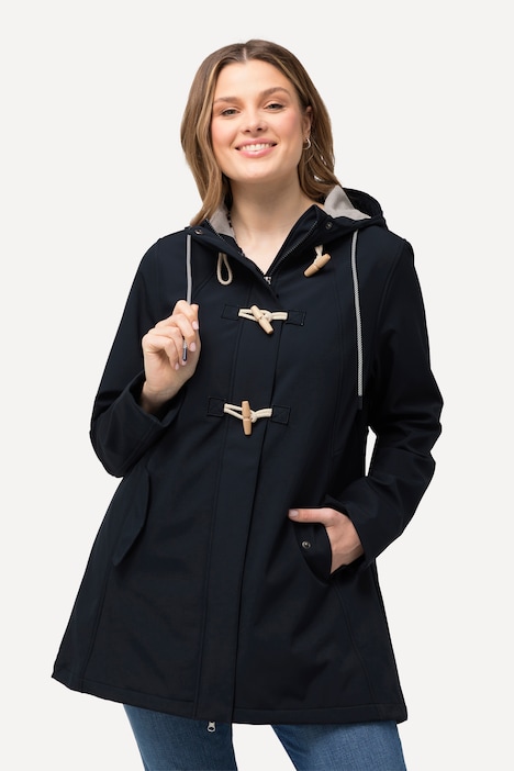 HYPRAR Softshelljacke, wasserabweisend, Fleecefutter, Kapuze