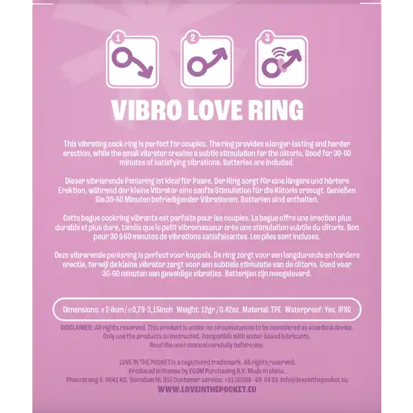 Love in the Pocket - Vibro Ring