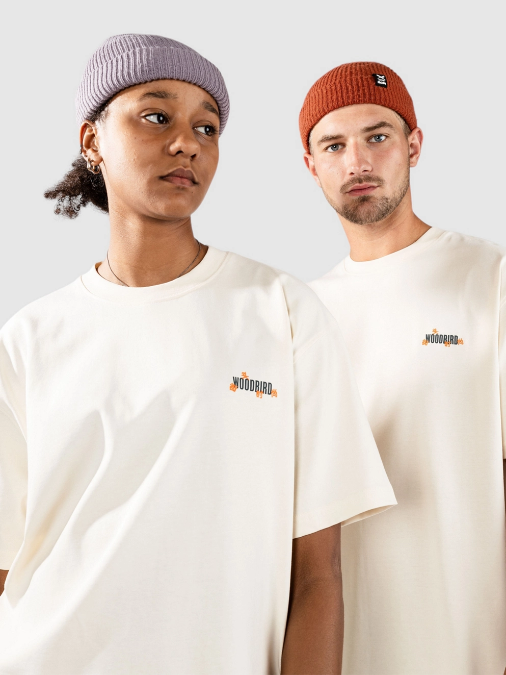 Woodbird Baine Escape T-Shirt off white