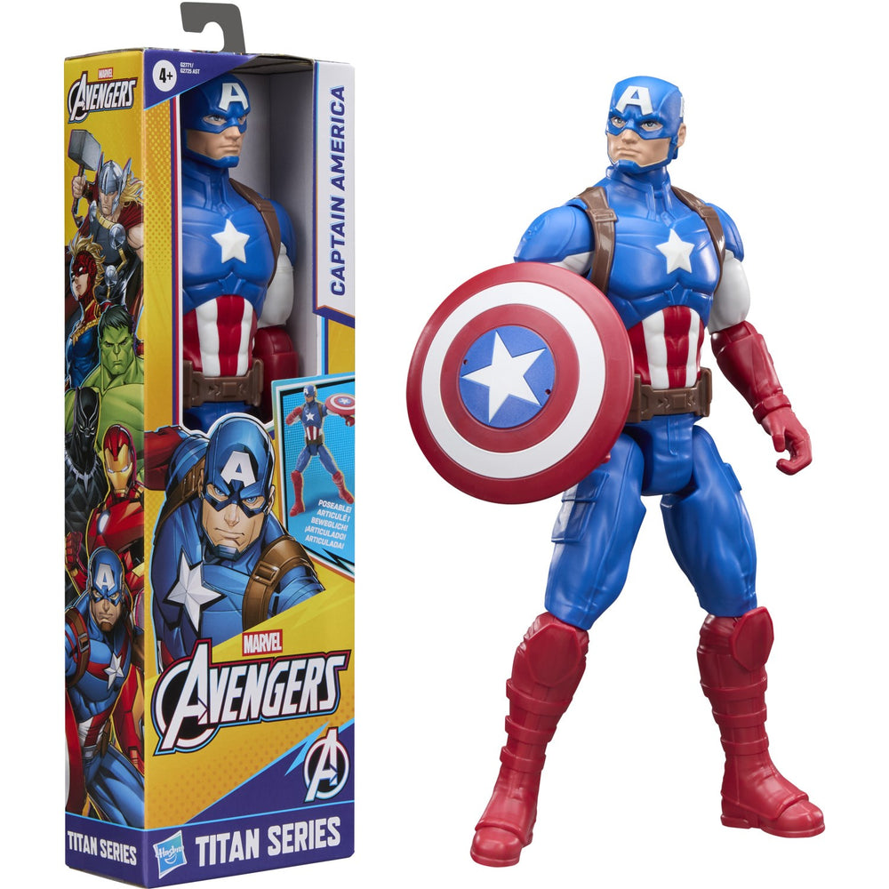 Køb Marvel Avengers Titan Figur 30 Cm V2 Captain America